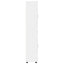 Highboard med dør FLORIN Hvid 60 x 35 x 182 cm Konstrueret træ