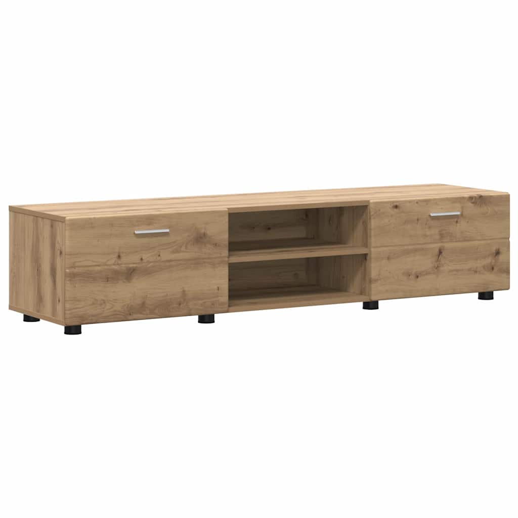 TV-møbelsæt FLORIN 3 pcs Artisan Egetræ Konstrueret træ