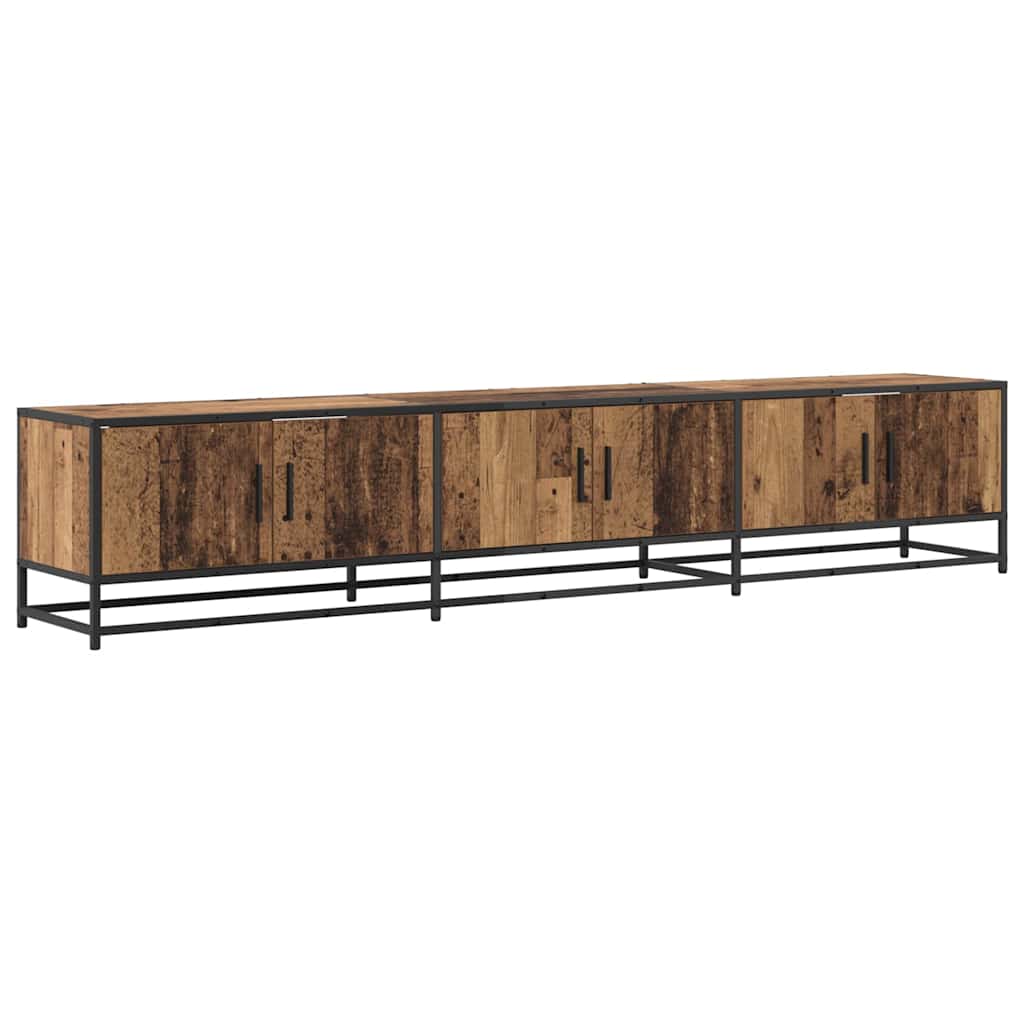 TV Enheder 210 x 35 x 41 cm Gammelt træ Konstrueret træ