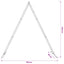 Bryllupsbue Lys Brun 202 x 95 x 254 cm Massivt fyrretræ