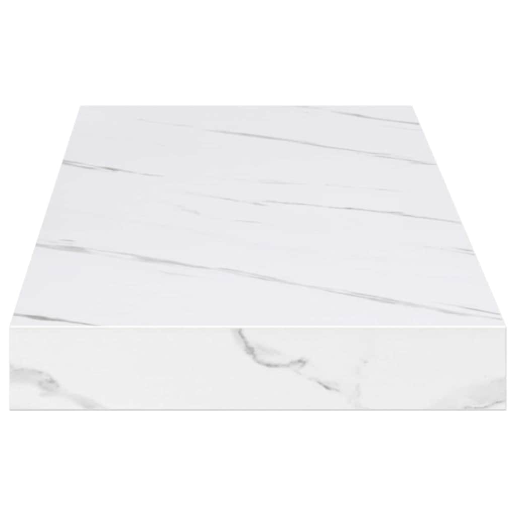 Væghylde Vægmonteret Hvid marmor 80 x 23,5 x 3,8 cm