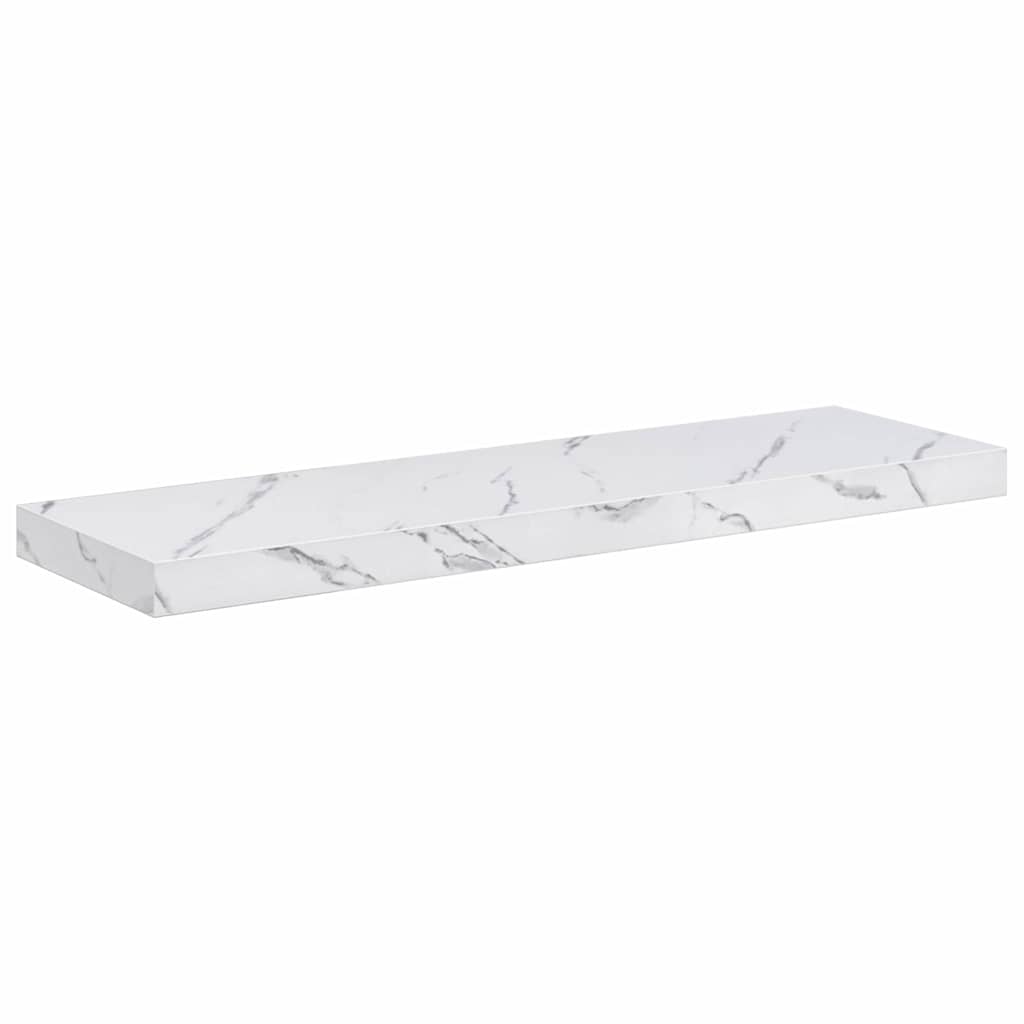 Væghylde Vægmonteret Hvid marmor 90 x 23,5 x 3,8 cm
