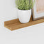 Væghylde Vægmonteret 2 stk. Brun 60 x 9 x 3 cm Konstrueret træ