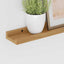 Væghylde Vægmonteret 4 stk. Brun 40 x 9 x 3 cm Konstrueret træ