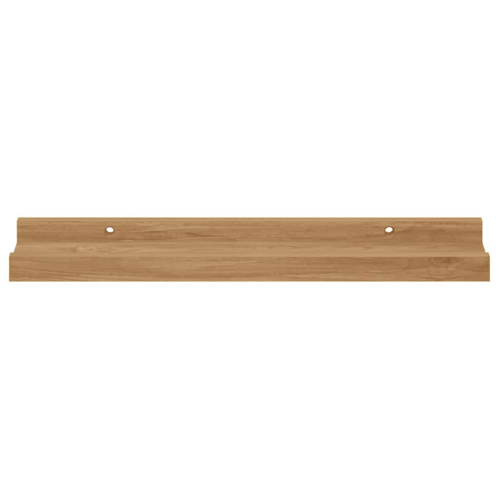 Væghylde Vægmonteret 4 stk. Brun 40 x 9 x 3 cm Konstrueret træ
