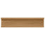 Væghylde Vægmonteret 4 stk. Brun 40 x 9 x 3 cm Konstrueret træ
