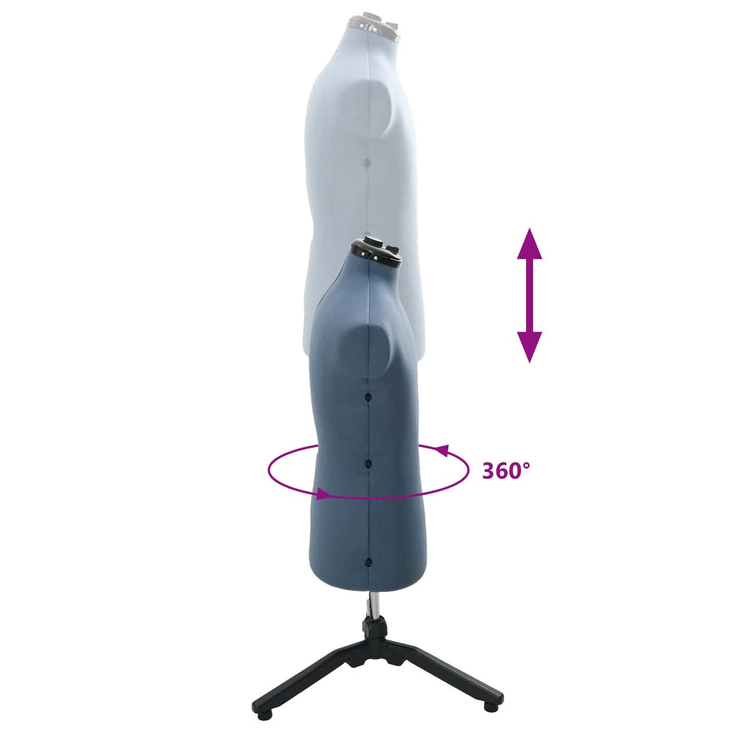 Justerbar Kjoleform Mand Blå 37.5-45.5 tommer Stof