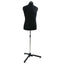 Justerbar Kjoleform Mand Sort 37.5-45.5 tommer Stof