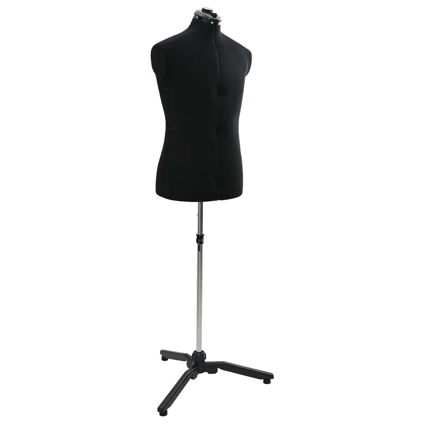Justerbar Kjoleform Mand Sort 37.5-45.5 tommer Stof