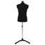 Justerbar Kjoleform Mand Sort 37.5-45.5 tommer Stof