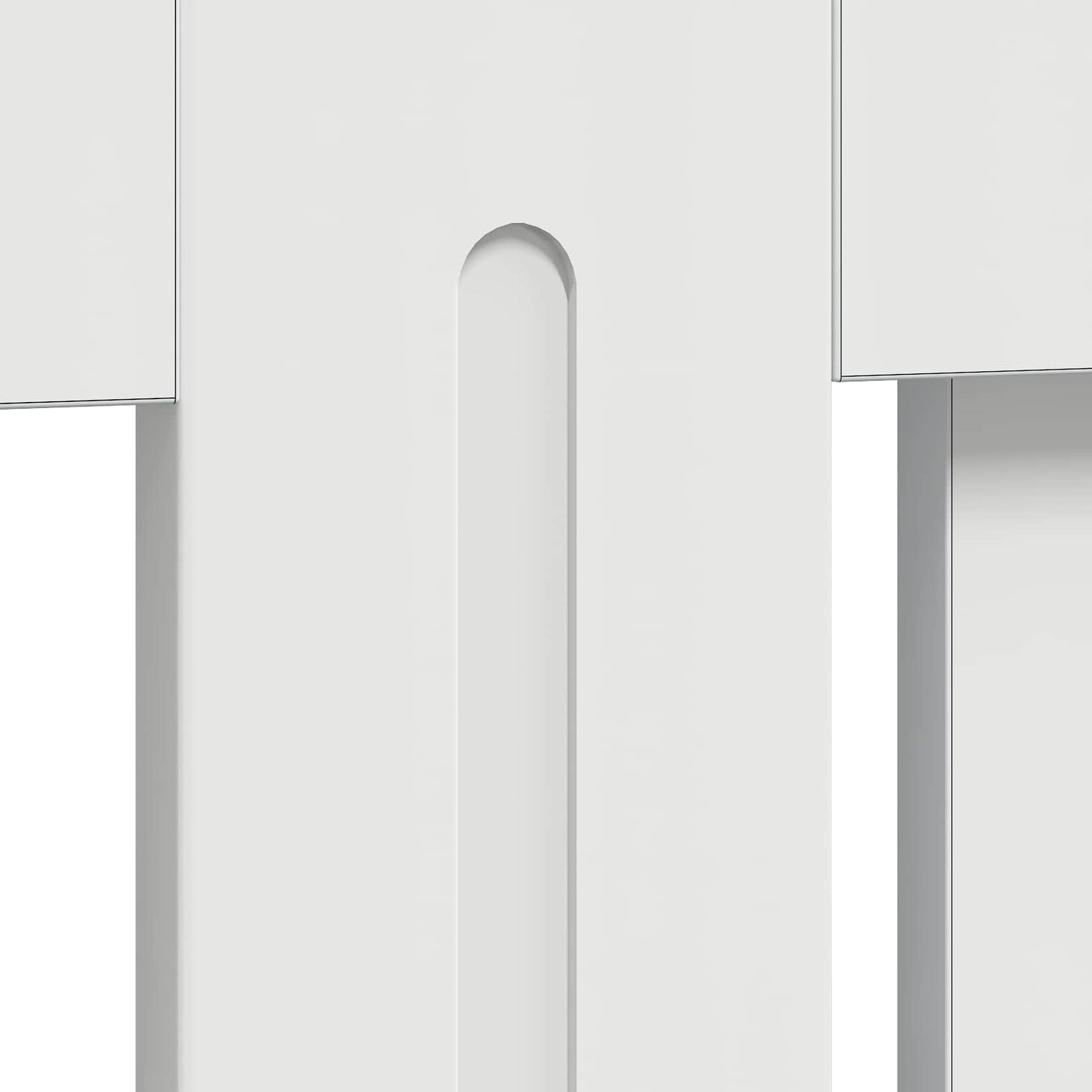 Radiatorcover Hvid højglans 172 x 19 x 81,5 cm Konstrueret træ