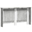 Radiatorcover Betongrå 152 x 19 x 81,5 cm Konstrueret træ