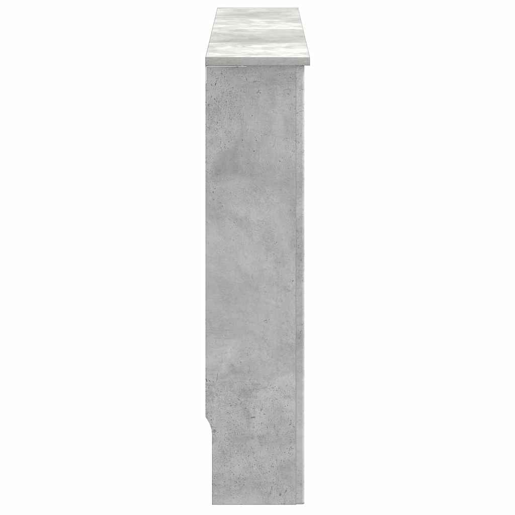 Radiatorcover Betongrå 152 x 19 x 81,5 cm Konstrueret træ
