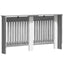 Radiatorcover Grå Sonoma 152 x 19 x 81,5 cm Konstrueret træ