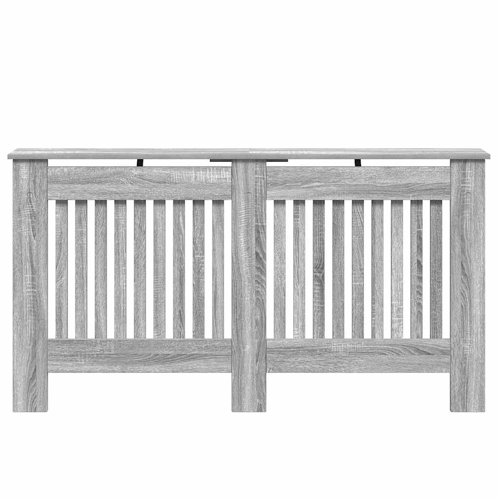 Radiatorcover Grå Sonoma 152 x 19 x 81,5 cm Konstrueret træ