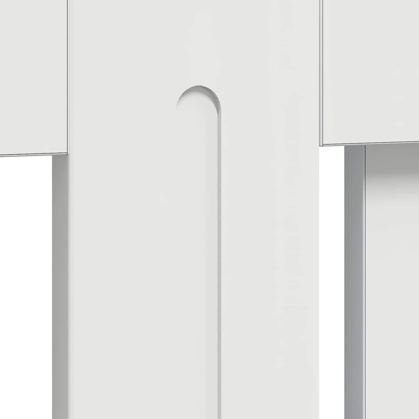 Radiatorcover Hvid højglans 78 x 19 x 81,5 cm Konstrueret træ