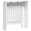 Radiatorcover Hvid højglans 78 x 19 x 81,5 cm Konstrueret træ