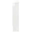 Radiatorcover Hvid højglans 78 x 19 x 81,5 cm Konstrueret træ