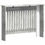 Radiatorcover Betongrå 112 x 19 x 81,5 cm Konstrueret træ