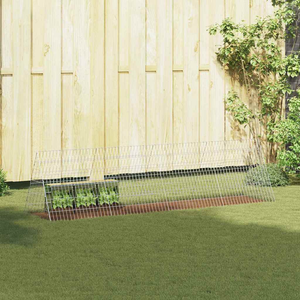 Kanin Bur Sølv 215 x 55 x 55 cm Galvaniseret stål billede