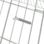 Kanin Bur Sølv 430 x 100 x 85 cm Galvaniseret stål