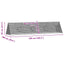 Kanin Bur Sølv 430 x 100 x 85 cm Galvaniseret stål