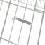 Kanin Bur Sølv 650 x 100 x 85 cm Galvaniseret stål