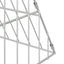 Kanin Bur Sølv 650 x 100 x 85 cm Galvaniseret stål