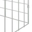 Kanin Bur Sølv 100 x 78 x 78 cm Galvaniseret stål