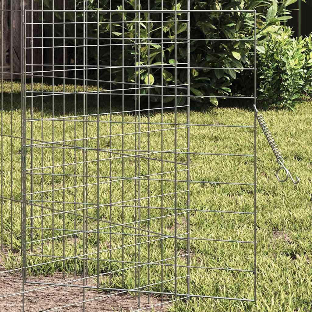 Kanin Bur Sølv 400 x 78 x 78 cm Galvaniseret stål