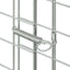 Kanin Bur Sølv 100 x 100 x 210 cm Galvaniseret stål