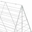Kanin Bur Sølv 200 x 100 x 210 cm Galvaniseret stål
