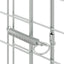 Kanin Bur Sølv 300 x 100 x 210 cm Galvaniseret stål