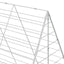 Kanin Bur Sølv 300 x 100 x 210 cm Galvaniseret stål
