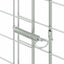 Kanin Bur Sølv 400 x 100 x 210 cm Galvaniseret stål