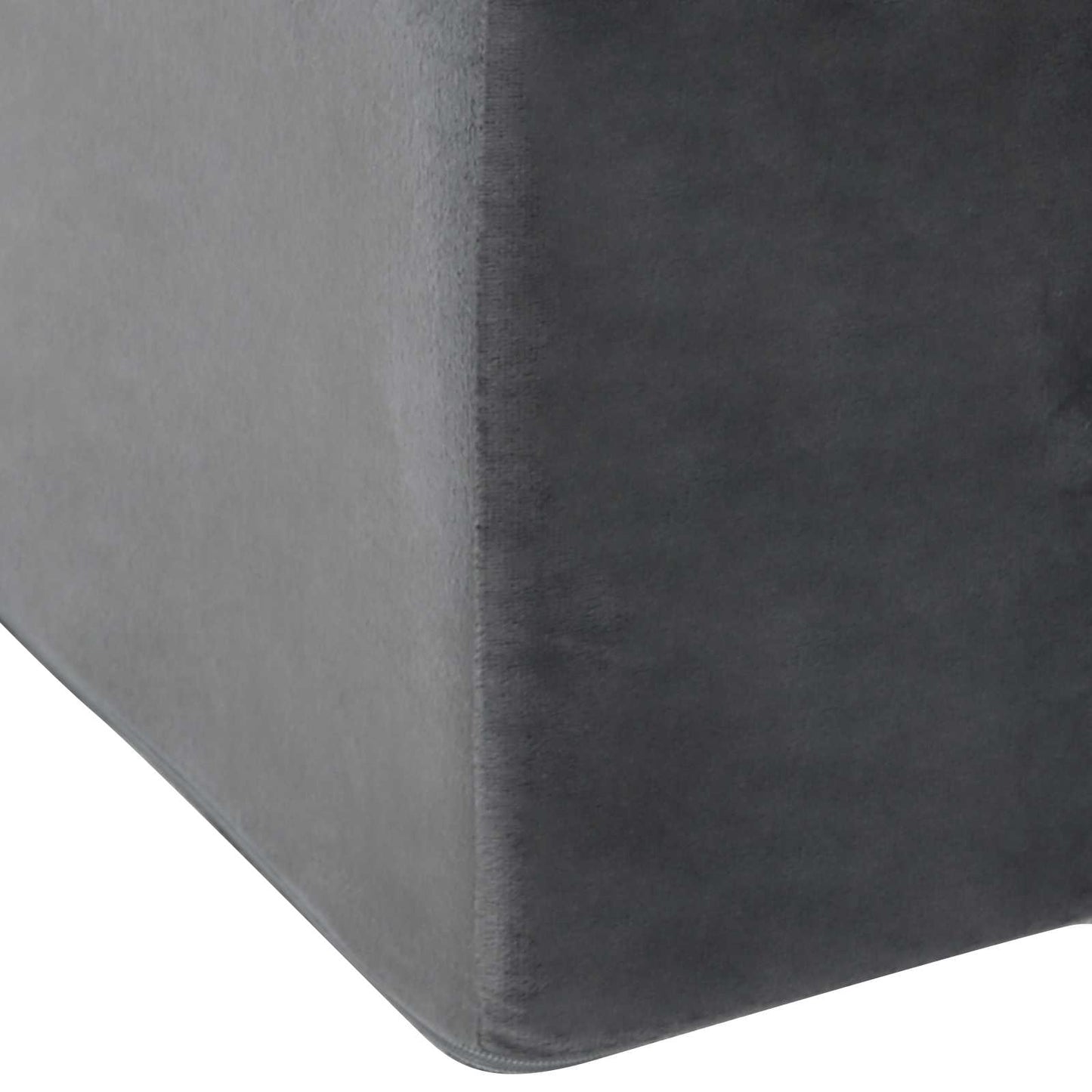 Benpude 68 x 41 x 21 cm PU Skum Grå