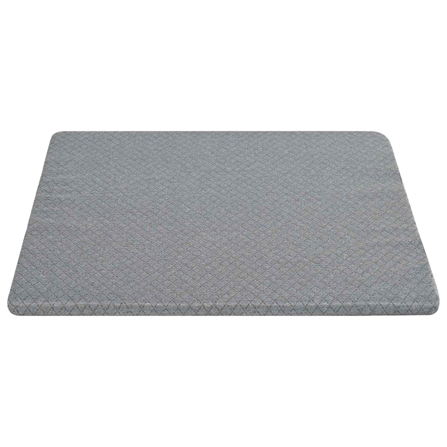 Vinkelpude 69 x 64 x 19 cm Medium Memory Skum Grå