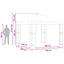 Pavillon 3 x 3 m Beige Polyester og Stål 190 gsm