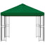 Pavillon 3 x 3 m Grøn Polyester og Stål 190 gsm