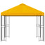 Pavillon 3 x 3 m Gul Polyester og Stål 190 gsm