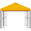 Pavillon 3 x 3 m Gul Polyester og Stål 190 gsm