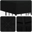 Pavillon 3 x 3 m Sort Polyester og Stål 190 gsm