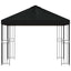 Pavillon 3 x 3 m Sort Polyester og Stål 190 gsm