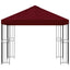 Pavillon 3 x 3 m Bordeaux Polyester og Stål 190 gsm