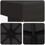 Pavillon 3 x 3 m Antracit Polyester og Stål 190 gsm