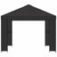 Pavillon 3 x 3 m Antracit Polyester og Stål 190 gsm