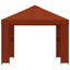 Pavillon 3 x 3 m Terrakotta Polyester og Stål 190 gsm