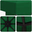 Pavillon 3 x 3 m Grøn Polyester og Stål 190 gsm