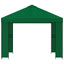 Pavillon 3 x 3 m Grøn Polyester og Stål 190 gsm