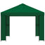 Pavillon 3 x 3 m Grøn Polyester og Stål 190 gsm